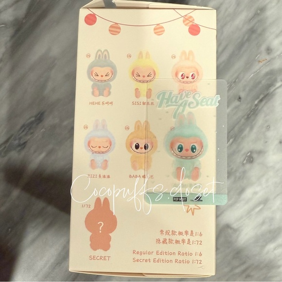 100% Authentic Popmart Labubu Have A seat. Ququ - Picture 2 of 3